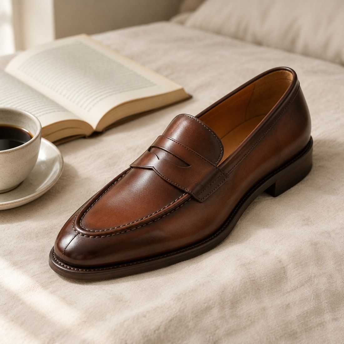 Loafers styled